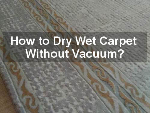 How To Dry Wet Carpet Without Vacuum Best Cleaner Adviser