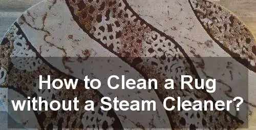 how to clean a rug without a steam cleaner